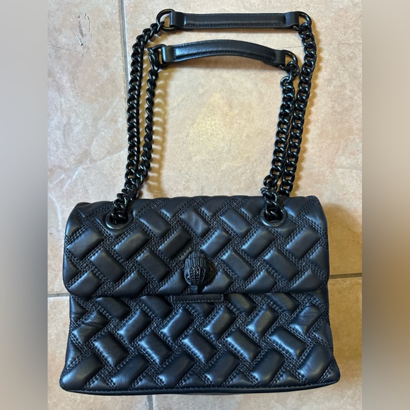 Kurt Geiger Handbags - Kurt Geiger Black Woven Shoulder Bag